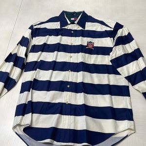 Tommy Hilfiger Mens Size Large Button Down